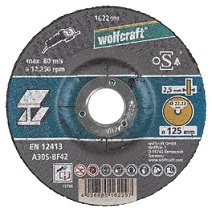 WOLFCRAFT 1622099 Kotouč řezací na kov 125x2,5mm