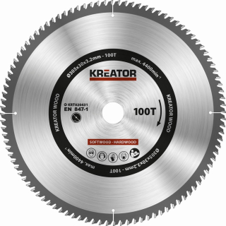 KREATOR KRT020431 Pilový kotouč na dřevo 305mm, 100T