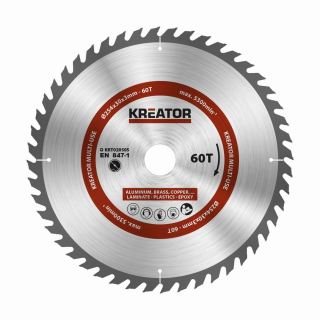 KREATOR KRT020505 Pilový kotouč univerzální 254mm, 60T