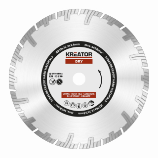 KREATOR KRT084102 Diamantový kotouč segmentový 230mm EXPERT