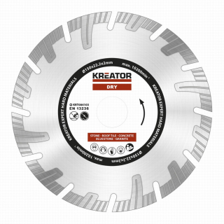 KREATOR KRT084103 Diamantový kotouč segmentový 150mm EXPERT