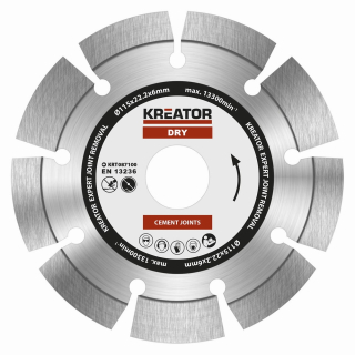 KREATOR KRT087100 Diamantový kotouč brusný 115mm EXPERT 6mm SEGMENT