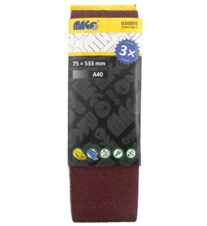 Magg Brusný pás 75x533mm A40 - 3ks