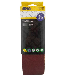 Magg Brusný pás 75x533mm A80 - 3ks