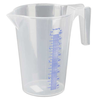 PRESSOL 07062 odměrka PP průhledná 1000ml