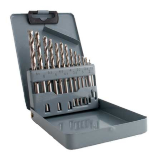 Magg 224013 Sada vrtáků HSS-G vybrušované 13ks (1,5-6,5mm), plech