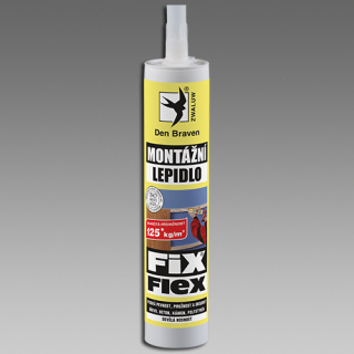 Den Braven FIX FLEX 310ml montážní lepidlo, 125kg/m2