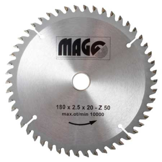 Magg Pilový kotouč 180x2,5x20mm/50 zubů - střídavě šikmé