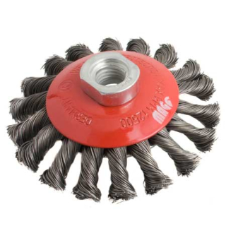 Magg Kartáč miskový 100, copánkový S0,50, závit M14x2