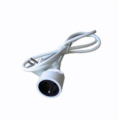 SOLIGHT PS01 Prodlužovací kabel 1,5m, 3x1mm2 - bílý