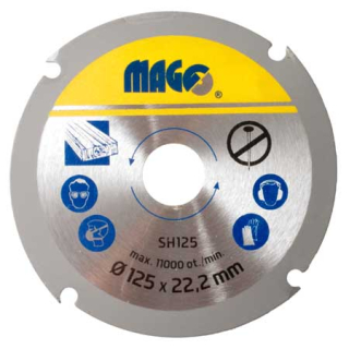 Magg SH125 Řezný kotouč na dřevo 125mm