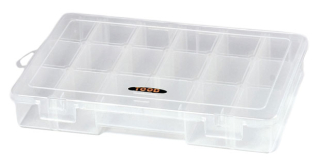 TOOD TO727 Plastový organizér 268x180x53mm - 7 přepážka