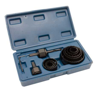 Magg WJ0011 Sada 11 ks vykružovací pilky na dřevo 19 - 63 mm